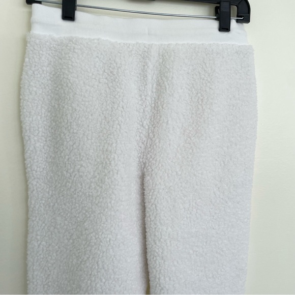 Haven Well Within White Sherpa Joggers XS Extra Small - Picture 8 of 10